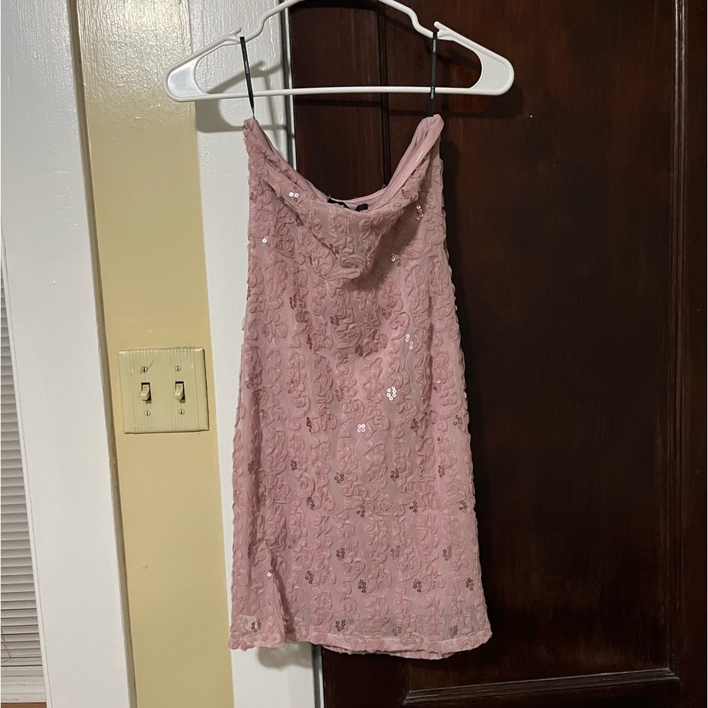 Strapless Mini Dress